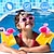 abordables Articles de fête-flotteurs de bras de natation avec ballon de plage pour enfants brassards de bain gonflables manches flottantes de natation anneaux de flotteur de bras de natation pour les tout-petits garçons filles