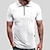 cheap Zip Polo Shirt-Men&#039;s Tennis Shirt Polo Shirt Sports Outdoor Daily Collar Quarter Zip Short Sleeve Fashion Casual Solid Color Quarter Zip Regular Fit Navy Black White Red Light Grey Tennis Shirt