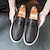 cheap Men&#039;s Sneakers-Men&#039;s Sneakers Loafers &amp; Slip-Ons Skate Shoes Penny Loafers Walking Business Casual British Office &amp; Career PU Black Brown Spring Fall