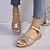 ieftine Sandale de Damă-Pentru femei Sandale Sandale Platformă Zilnic Toc Drept Vârf deschis Casual Imitație Piele Curea Gleznă Negru Argintiu Auriu