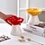 billiga Statyer-svampformad skål och brickuppsättning med höga fötter: handmålad bordsdekor och organisatör i harts, som lägger till nyckfull charm till ditt utrymme