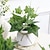 billiga Konstgjorda blommor och vaser-konstgjord växt realistisk krukväxt för sötpotatisvinrankor: naturtrogen konstgjord lövverk för naturlig grönska i alla miljöer