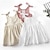 Χαμηλού Κόστους Φορέματα-Παιδιά Κοριτσίστικα Φόρεμα Συμπαγές Χρώμα Αμάνικο Πάρτι ΕΞΩΤΕΡΙΚΟΥ ΧΩΡΟΥ Causal Μοντέρνα Καθημερινά Πολυεστέρας Καλοκαίρι Άνοιξη 2-13 χρόνια Λευκό Ανθισμένο Ροζ Χακί
