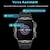 economico Smartwatch-QX11 Orologio intelligente 1.96 pollice Intelligente Guarda Bluetooth ECG + PPG Pedometro Avviso di chiamata Compatibile con Android iOS Da donna Da uomo Standby lungo Chiamate in vivavoce