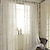 abordables Cortinas transparentes-Cortinas transparentes blancas, cortinas largas bordadas semitransparentes para ventana, cortinas transparentes para sala de estar y dormitorio