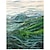 tanie Obrazy abstrakcyjne-ręcznie malowane 3d gruby krajobraz malarstwo art ręcznie malowany nóż krajobraz obraz olejny na płótnie wall art abstrakcyjne zielone malowanie sztuka dla pokoju gościnnego sypialnia hotel dekoracje