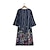 preiswerte Bedruckte Kleider-damen casual dress ethno kleid shift dress midi dress leopard schwarz weiß halbarm floral print sommer frühling v-ausschnitt basic täglich urlaub wochenende 2023 s m l xl xxl 3xl