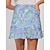 baratos Coleção de designers-Mulheres Saia de golfe Azul Claro Calças Estampado Cashemere Roupas femininas de golfe, roupas, roupas, roupas