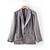 cheap Men&#039;s Jackets &amp; Coats-100% Linen Men&#039;s Linen Blazer Blazer Business Formal Evening Wedding Party Fashion Casual Spring &amp;  Fall Stripes Pocket Casual / Daily Single Breasted Blazer White Navy Blue Coffee