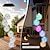 cheap Outdoor Wall Lights-Colorful Solar Wind Chime Light Outdoor Waterproof Color Changing Garden Lights Holiday Decor Memorial Windchimes Wind Catcher Gifts Hanging Decor for Home Garden Patio Yard Porch 1PC