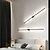 preiswerte LED Wandleuchten-LED Wandleuchte Acryl Metall 1 Kopf Warmweißes Licht 80CM Innen Modern Kunst Schlafzimmer Geschäft Café 110-240V