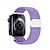 رخيصةأون عصابات Apple Watch-عصابة الرياضة متوافق مع Apple Watchband 38 مم 40 مم 41 مم 42 مم 44 مم 45 مم 49 مم مطاط قابل للتعديل نايلون استبدال حزام الساعة إلى iwatch Ultra 2 Series 9 8 7 SE 6 5 4 3 2 1