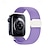 billige Apple Watch-bånd-Sportsrem Kompatibel med Apple Watch-klokkereim 38mm 40mm 41mm 42mm 44mm 45mm 49mm Elastisk Justerbar Nylon Erstatningsklokkerem til iwatch Ultra 2 Series 9 8 7 SE 6 5 4 3 2 1