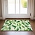 voordelige Portier-groene bladeren deurmat keukenmat vloermat antislip vloerkleed oliebestendig tapijt binnen buiten mat slaapkamer decor badkamer mat entree entree tapijt