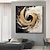 cheap Abstract Paintings-Handmade Gold Black And White Textured Painting On Canvas Hand Painted Acrylic Abstract Thick Oil Paintings Wall Decor Living Room Office Stretched Frame Ready to Hang