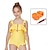 preiswerte Kinder&quot;-Kleinkind Badeanzug Kinder Baby Mädchen Sommer Einteiler Schleife Print Einteiliger Badeanzug mit Arm Floater&amp;amp;Pumpe