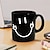 cheap Mugs &amp; Cups-Smile Face Middle Finger Sarcasm Meme Funny Coffee Mugs Uniqo Gift For Friends