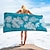 economico set di asciugamani da spiaggia-Set di asciugamani, Alfabetico / Fiore decorativo / Floreale / Fiore 100% microfibra comodo Super morbido Addensare coperte