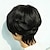 Недорогие Натуральные парики без шапочки-основы-Парик с стрижкой пикси для чернокожих женщин, короткие парики из натуральных волос, без парика спереди, короткие многослойные парики с челкой для повседневного ношения, натуральный цвет