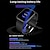 baratos Smartwatch-QX 7 Relógio inteligente 1.85 polegada Relógio inteligente Bluetooth ECG + PPG Podômetro Aviso de Chamada Compatível com Android iOS Feminino Masculino Suspensão Longa Chamadas com Mão Livre