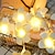 baratos Mangueiras de LED-Luzes de fadas led luzes de corda de flores plumeria proposta e luzes de confissão luzes de decoração de quarto de casamento luzes de flores de ovo corda de luz decorativa 1.5m