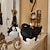 billiga Statyer-hållare för rumpa för katt - svart och vit smokingdesign - passar vanliga fyrkantiga tissuelådor - gjord av harts