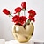 Недорогие Вазы и корзины-Настольная декоративная ваза в форме сердца из смолы — очаровательный домашний акцент для цветочных композиций, сухоцветов и декоративных вставок.