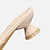cheap Women&#039;s Heels-Women&#039;s Heels Slippers Plus Size Flyknit Shoes Wedding Outdoor Work Striped Kitten Heel Pointed Toe Elegant Fashion Classic Walking Knit Tissage Volant Loafer Black Beige