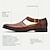 cheap Men&#039;s Sandals-Men&#039;s Sandals Leather Shoes Fishermen sandals Leather Italian Full-Grain Cowhide Breathable Comfortable Slip Resistant Buckle Brown