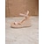 ieftine Tocuri de Damă-Pentru femei Tocuri Sandale Sandale Platformă Pantofi de confort Zilnic Plajă Platformă Vârf rotund Vacanță Modă Drăguţ PU Curea Gleznă Migdală
