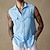 halpa miesten napillinen paita-Miesten Paita Button Up paita Rento paita Kesä paita Rantapaita Musta Taivaan sininen khaki Armeijan vihreä Lyhythihainen Tavallinen Sänkyjen avaus Havaijilainen Pyhäpäivä Tasku Vaatetus Muoti