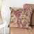 abordables style floral &amp; végétal-Housse de coussin décorative à motif floral vintage, taie d&#039;oreiller carrée douce, pour chambre à coucher, salon, canapé, chaise, 4 pièces