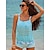 cheap Women&#039;s Swimwear-Women&#039;s Swimwear 2 Piece Tankini Top Normal Swimsuit Lace Plain U Neck Vacation Fashion Bathing Suits