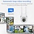 billiga IP-nätverkskamera för inomhus-A7 IP kamera 1080P HD PTZ Glödlampa WIFI Nattseende Inomhus Stöd