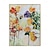 זול ציורי פרחים/צמחייה-ציור שמן בעבודת יד קנבס אמנות קיר קישוט פרחים מופשטים צמחים לעיצוב הבית מגולגל ללא מסגרת ציור לא מתוח