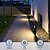 billige Pathway Lights &amp; Lanterns-2 stk udendørs solar landskabsbelysning sti lys flammeformet græsplæne lys udendørs havelys til terrasse villa park græsplæne gangbro vandtæt belysning atmosfære landskab indretning lys