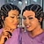 abordables Pelucas naturales de malla-Pelucas cortas pelucas de cabello humano para mujeres corte pixie cabello humano peluca ondulada color natural peluca de cabello humano sin pegamento hecha a máquina