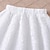 preiswerte Sets-2 Stück kinderkleidung Mädchen Feste Farbe Rüschen Anzüge einstellen Kurzarm Modisch Schulanfang 7-13 Jahre Sommer Weiß