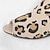 ieftine Sandale de Damă-Pentru femei Sandale Mărime Plus Size Sandale Cizme Cizme de vară Pantofi Flyknit În aer liber Muncă Zilnic Leopard Culoare Camuflaj Print Zebră Toc Îndesat Vârf rotund Elegant Vacanță Clasic Plimbare