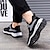 abordables Zapatillas de hombre-Hombre Zapatillas de deporte Zapatos Confort Zapatos para correr Casual Diario Tejido Cómodo Cordones Negro Gris Verano Primavera