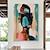 abordables Peintures Abstraites-Peinture à l&#039;huile faite à la main, art mural abstrait, peinture sur toile, décoration de la maison, cadre tendu, prêt à accrocher