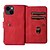 abordables Coques iPhone-téléphone Coque Pour iPhone 16 15 14 Pro Max Plus iPhone 13 12 11 Pro Max Mini Étui Portefeuille Fermeture Éclair Protection complète du corps Avec Dragonne Rétro TPU faux cuir