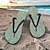abordables Chaussures à imprimé graphique-Femme Chaussons Tongs Imprimer des chaussures Tongs Pantoufles de plage du quotidien Vacances Voyage Floral Talon Plat Vacances Mode Décontractées EVA Vert
