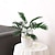 abordables Fleurs artificielles et vases-Arbre Schefflera artificiel de 50 cm (h) – fausse plante réaliste pour la décoration intérieure, le bureau et l&#039;ambiance de la maison.