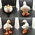 cheap Statues-Muscle Duck Keychain Statue Resin Craftsmanship - Magnetic Keychain Desktop Ornament for Home Decor and Decoration