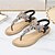 billige Sandaler til kvinner-kvinners perler rhinestones sandaler t-rem bohemian sandaler pustende sommersko utendørs kvinners sandaler kile sandaler bryllupsfest utendørs rhinestone krystall kile svart sølv rosa