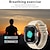 Χαμηλού Κόστους Smartwatch-QX11 Εξυπνο ρολόι 1.96 inch Έξυπνο ρολόι Bluetooth ΗΚΓ + PPG Βηματόμετρο Υπενθύμιση Κλήσης Συμβατό με Android iOS Γυναικεία Άντρες Μεγάλη Αναμονή Κλήσεις Hands-Free Αδιάβροχη IP68 Θήκη ρολογιού 22mm