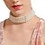 abordables Collares-Collares en capas Perla Mujer Elegante Lujo Multi capa Bonito Redondo Gargantillas Para Boda Fiesta Fiesta de baile