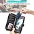 olcso Samsung-tokok-telefon Ügy Kompatibilitás Samsung Galaxy Z Fold 5 Z Fold 4 Z Fold 3 Pénztárca kártya tok Mágneses Teljes testvédő Kitámasztó Retro TPU PU bőr