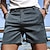 cheap Work Shorts-Men&#039;s Shorts Summer Shorts Work Shorts Button Pocket Plain Comfort Short Daily Holiday Fashion Casual Grey Micro-elastic